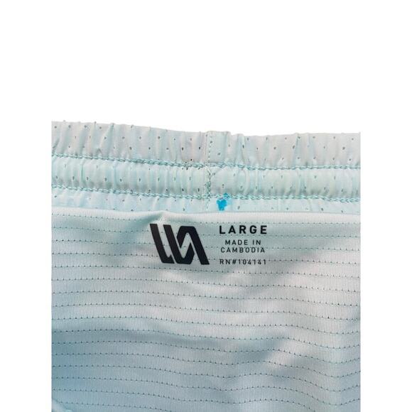 Vrst Blue Elastic Waist Accelerate Running Shorts Size Large - Picture 3 of 4